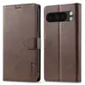 Google Pixel 9 / 9 Pro - LC.IMEEKE Wallet Etui mit 3 Kartenfächern & Magnetverschluss, braun