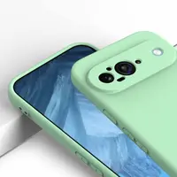 Google Pixel 9 - Silikon Schutzhülle, grün – Bild 3