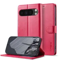 Google Pixel 9A- LC.IMEEKE Etui portefeuille avec 3 fentes pour cartes & fermeture magnétique, Rose – Bild 7
