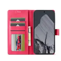 Google Pixel 9A- LC.IMEEKE Wallet case with 3 card slots & magnetic closure, Pink – Bild 2