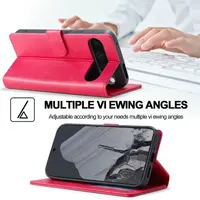 Google Pixel 9A- LC.IMEEKE Wallet Etui mit 3 Kartenfächern & Magnetverschluss, Pink – Bild 6