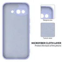 Google Pixel 9a silicone case purple – Bild 2