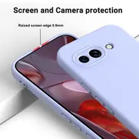 Google Pixel 9a silicone case purple – Bild 6