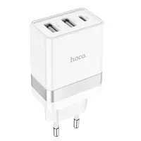 Hoco 30W three-port travel adapter (N21 Pro) USB-A & USB-C – Bild 1