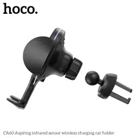 Hoco CA60 Aspiring infrared sensor wireless charging car holder, black – Bild 6