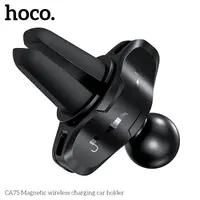 Hoco CA75 Supporto magnetico di ricarica wireless per auto, nero – Bild 3
