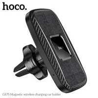 Hoco CA75 Supporto magnetico di ricarica wireless per auto, nero – Bild 4