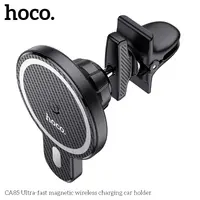 Hoco CA85 Ultra-fast magnetic wireless charging holder, noir – Bild 5