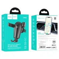 Hoco CA92 - Supporto e caricatore per auto senza fili con sistema di giunzione a 3 assi per slot di ventilazione, nero – Bild 3