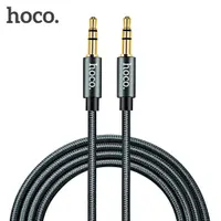 Hoco Câble AUX 1 mètre, UPA02 AUX Spring Audio, noir – Bild 1