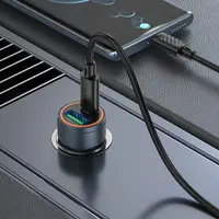 HOCO Caricabatterie da auto mini ad alta potenza PD30W + QC3.0 a ricarica rapida in lega di alluminio a doppia porta (Z57A) – Bild 4