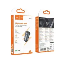 HOCO Caricatore da auto mini USB-C ad alta potenza PD30W in lega di alluminio con una porta (Z62A) – Bild 3