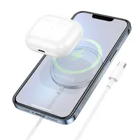 Hoco - CW47 Caricatore rapido magnetico senza fili della serie Original 15W / Magsafe bianco – Bild 3