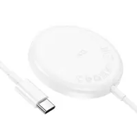 Hoco - CW52 Original series 15W magnetic wireless fast charger / Magsafe white – Bild 2