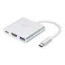Hoco HB14 USB-C Adapter for USB | HDMI | USB-C Silver