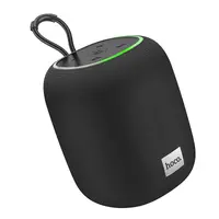 Hoco HC14 altoparlante portatile senza fili con luce anulare RGB nero – Bild 1