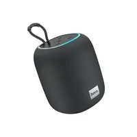 Hoco HC14 portable wireless speaker with RGB ring light gray/black – Bild 1