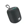 Hoco HC14 portable wireless speaker with RGB ring light gray/black