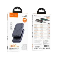 Hoco - J160 19.25W, 5000mAh, Powerbank dunkelgrau – Bild 2
