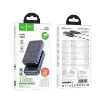 Hoco - J160A Powerbank 10000mAh, 20W+PD20W, Schwarz, Wireless Charging, grau – Bild 2