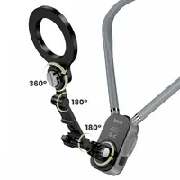 Hoco - K31 Nackenhalterung mit MagSafe für Hoch/Querformat, schwarz – Bild 3