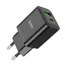 hoco N28 PD20W + QC3.0 Dual USB-C & USB-A black