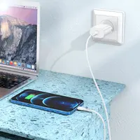 Hoco PD25W Charger (N22) - Hoco charging plug, quick charger made of plastic, white – Bild 8