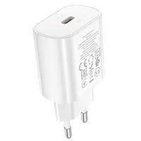 Hoco PD25W Charger (N22) - Spina di ricarica Hoco, caricatore rapido in plastica, bianco – Bild 1