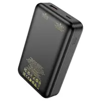 Hoco Q21A Powerbank 20000mAh, black - high-performance powerbank for smartphone and tablet – Bild 2