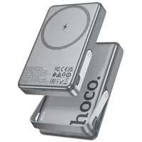 Hoco - Q36A Sunlight PD20W banque de puissance à aspiration magnétique + support, 10000mAh, gris foncé – Bild 1