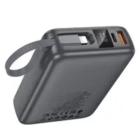 Hoco Q39 Eminente 22,5W + PD20W Powerbank con cavo, 20000mAh, grigio scuro – Bild 3