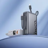 Hoco Q39 Eminente 22,5W + PD20W Powerbank con cavo, 20000mAh, grigio scuro – Bild 5