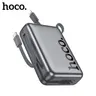 Hoco Q39 Powerbank 20000mAh, nero - powerbank ad alte prestazioni per smartphone e tablet con cavo USB-C e lightning