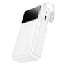 Hoco Q41 Powerbank 20000mAh avec câble télescopique (1 x USB-C) et écran, 22.5W+PD20W, blanc