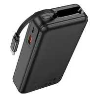 Hoco Q41 Powerbank 20000mAh avec câble télescopique (1xUSB-C) et écran, 22.5W+PD20W, noir – Bild 2