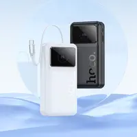 Hoco Q41 Powerbank 20000mAh avec câble télescopique (1xUSB-C) et écran, 22.5W+PD20W, noir – Bild 4
