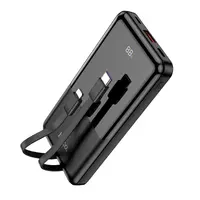 Hoco Q9 Pro Shell Powerbank Carica rapida con cavo nero (10000mAh) – Bild 1