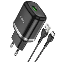 HOCO Set di caricabatterie QC3.0 a porta singola con cavo USB-C (N3) – Bild 1
