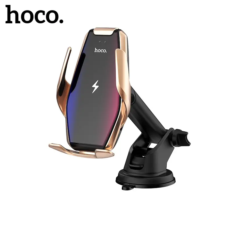HOCO Surpass Gold automatic inductive wireless smartphone holder for in the car (S14)