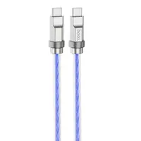Hoco - U113 Fast Charging 100W USB-C auf C 1M Blau – Bild 2