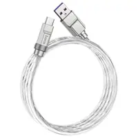 Hoco - U113 Fast Charging 100W USB-C auf USB-A 1M, Silber – Bild 1