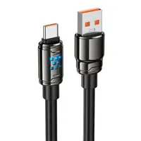 Hoco - U143 Câble USB-C 1.2m fast charging data cable, Noir – Bild 1