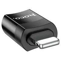 Hoco UA17 iPhone Lightning Male to Type-C female USB2.0 Adapter, black – Bild 2