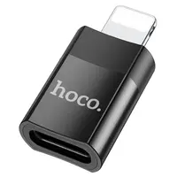 Hoco UA17 iPhone Lightning Male to Type-C female USB2.0 Adapter, black – Bild 3