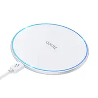 HOCO Ultra-thin Wireless Fast Charger CW6 pro white – Bild 1