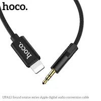 Hoco UPA13 Adattatore da iPhone Lightning ad AUX della serie Sound source, 1m, nero – Bild 4