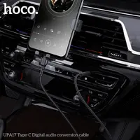 Hoco UPA17 Cavo di conversione audio digitale da Tipo-C ad AUX, 1 m, nero – Bild 8