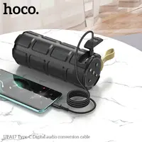 Hoco UPA17 Type-C vers AUX Câble de conversion audio numérique, 1m, noir – Bild 7