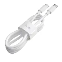 Hoco - X51 High-power 100W charging data cable Typ-C auf Typ-C, weiss, 2 Meter – Bild 2