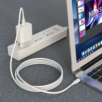 Hoco - X51 High-power 100W charging data cable Typ-C auf Typ-C, weiss, 2 Meter – Bild 8